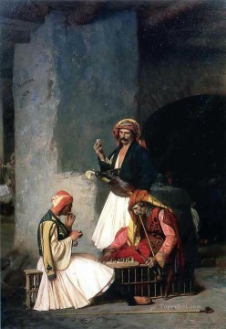 チェスプレイヤー ギリシャ・アラビア・オリエンタリズム ジャン・レオン・ジェローム Oil Paintings
